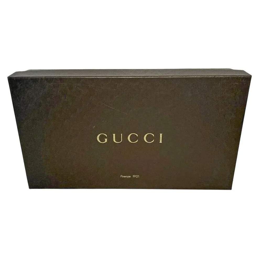 Gucci Sachalin Interlocking GG Riding Boots Black Leather EU 37 Knee High